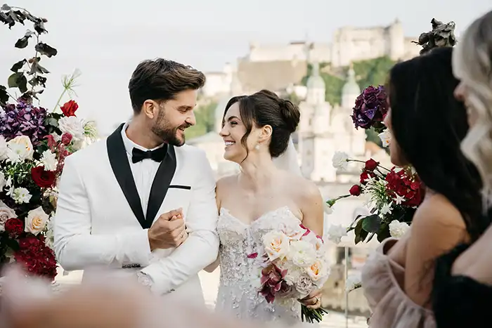 Luxury Micro Wedding: Hochzeit über Salzburgs Dächern