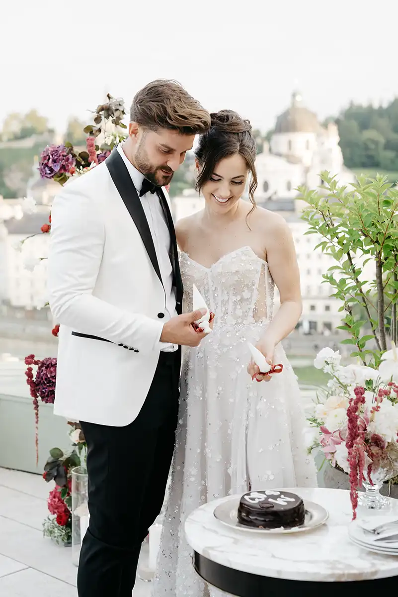 Luxury Micro Wedding: Hochzeit über Salzburgs Dächern