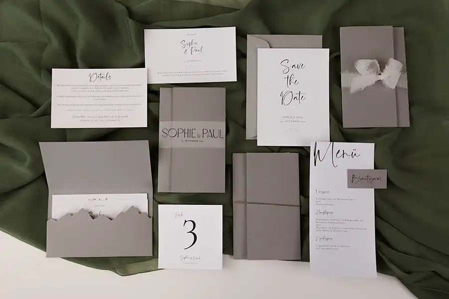 Hochzeitspapeterie | AlpenPapeterie