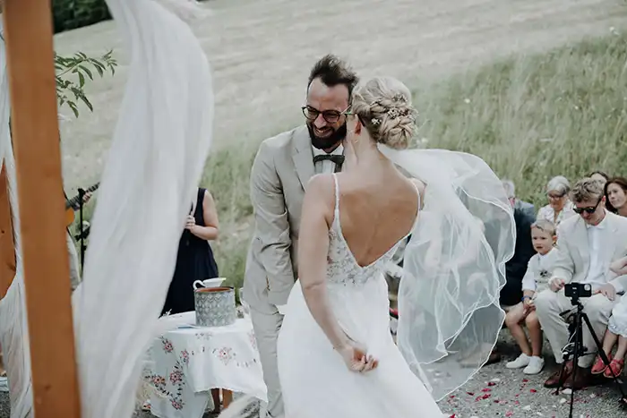 Echt, nah und voller Gefühl – Eine Boho Hochzeit inmitten der Natur