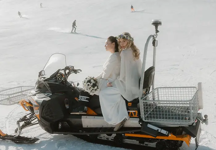 White Escape: Romantische Winterhochzeit in den Bergen
