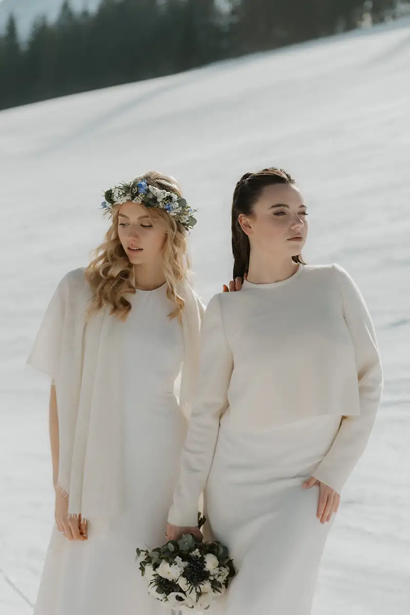 White Escape: Romantische Winterhochzeit in den Bergen