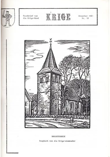 Krige Nuusbrief Nommer 018