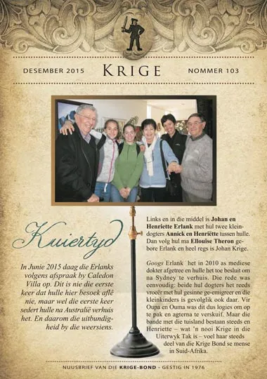 Krige Nuusbrief Nommer 103