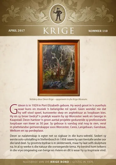 Krige Nuusbrief Nommer 110