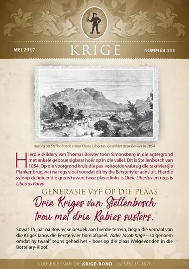 Krige Nuusbrief Nommer 111