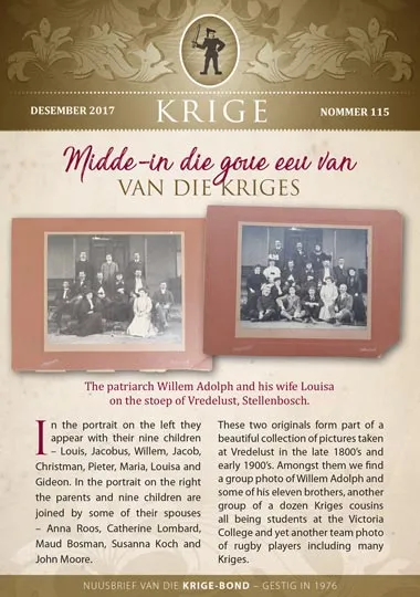 Krige Nuusbrief Nommer 115