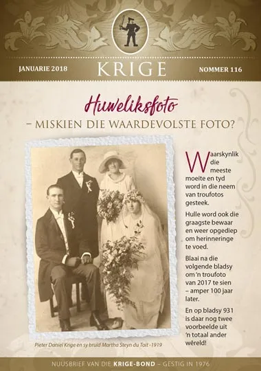 Krige Nuusbrief Nommer 116