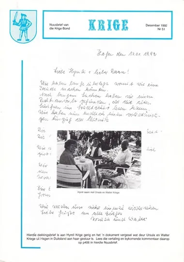 Krige Nuusbrief Nommer 051