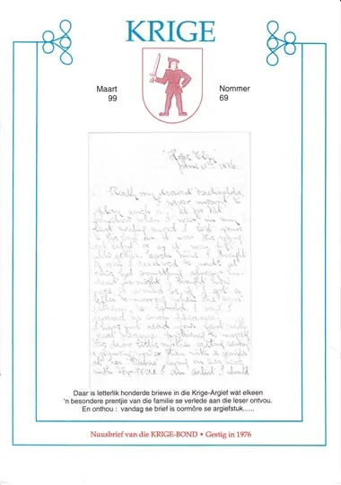 Krige Nuusbrief Nommer 069
