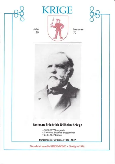 Krige Nuusbrief Nommer 070