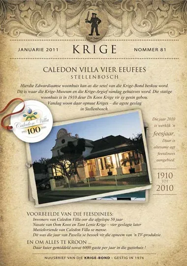Krige Nuusbrief Nommer 081