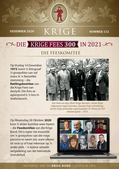 Krige Nuusbrief Nommer 132