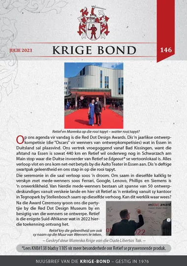 Krige Nuusbrief Nommer 146
