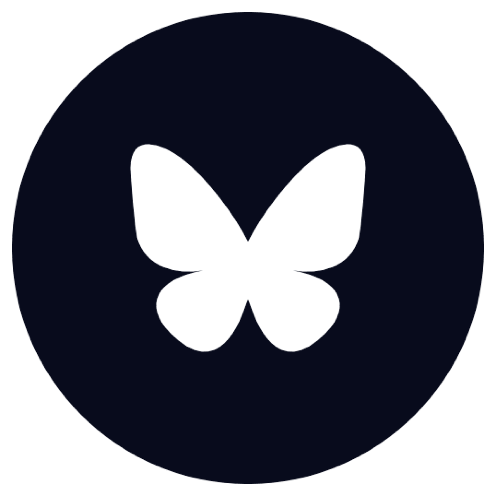 A Bluesky logo that leads to Ruby's page