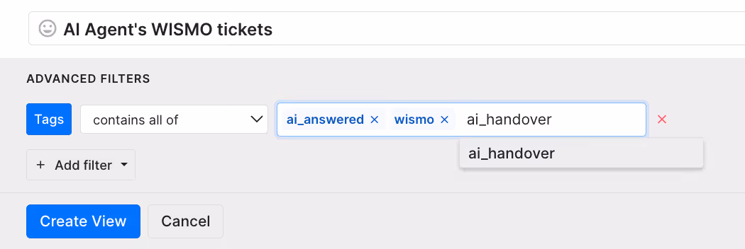 Create a ticket view that only displays tickets labeled a particular tag.