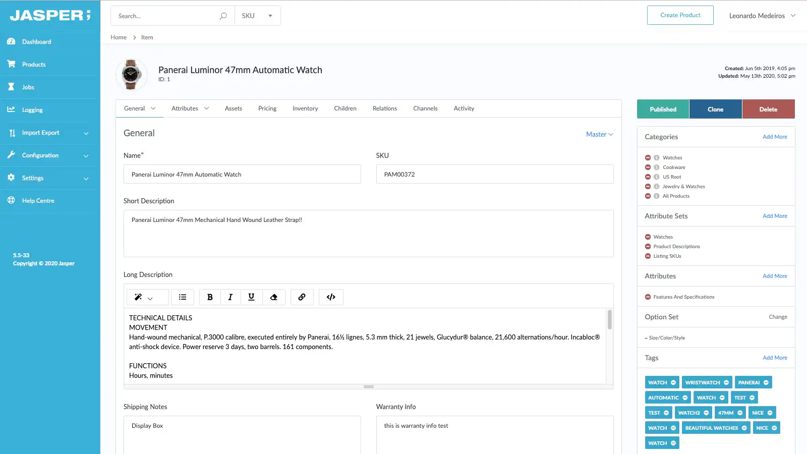 A product information management system can help you control product categorizations from the back end.