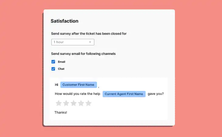 Customer satisfaction surveys.