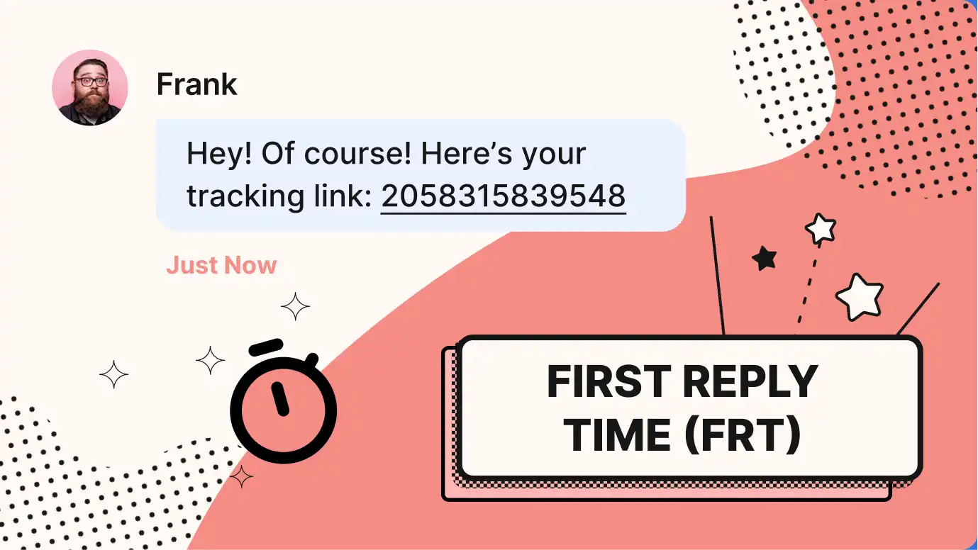 First-reply time.
