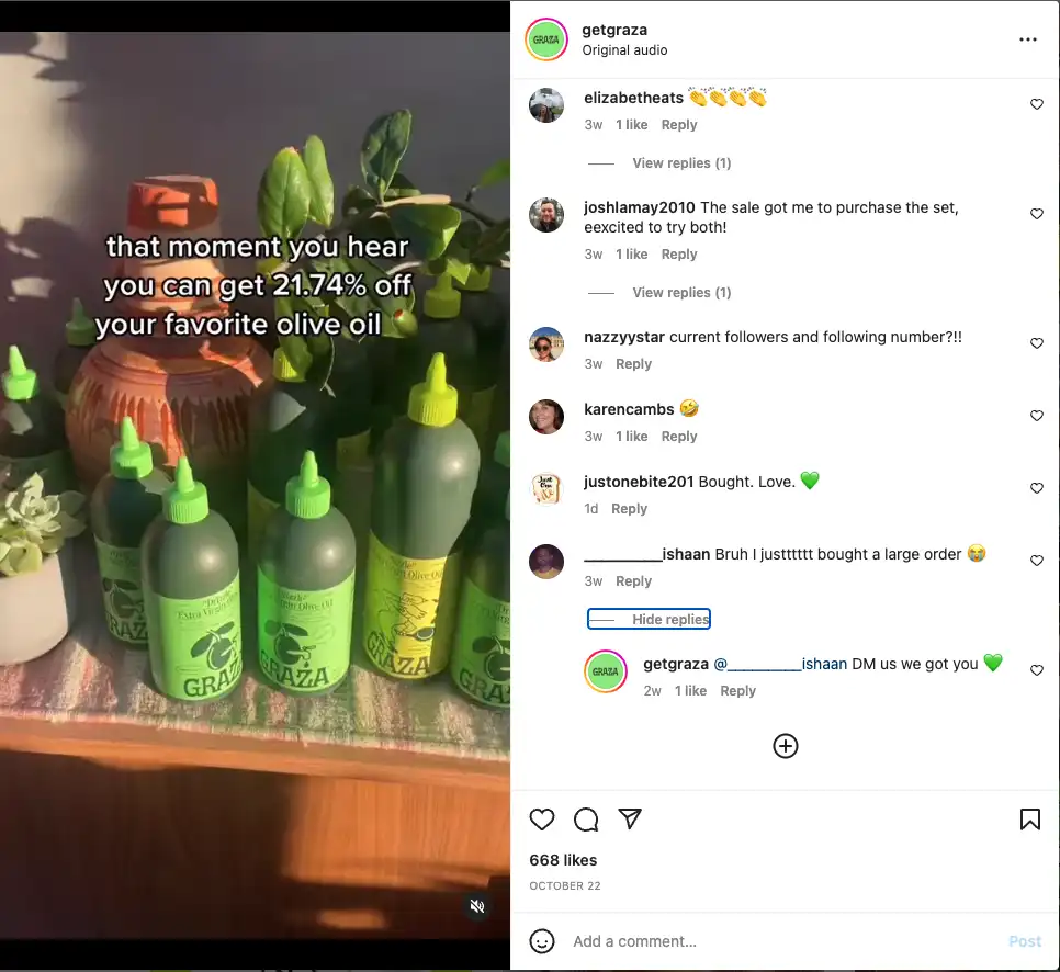 Respond to Instagram comments
