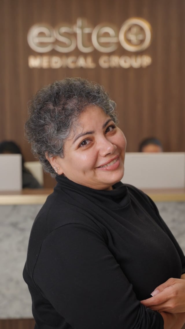 Ghadah kojah's Robotic DHI hair tranplant with Este Medical