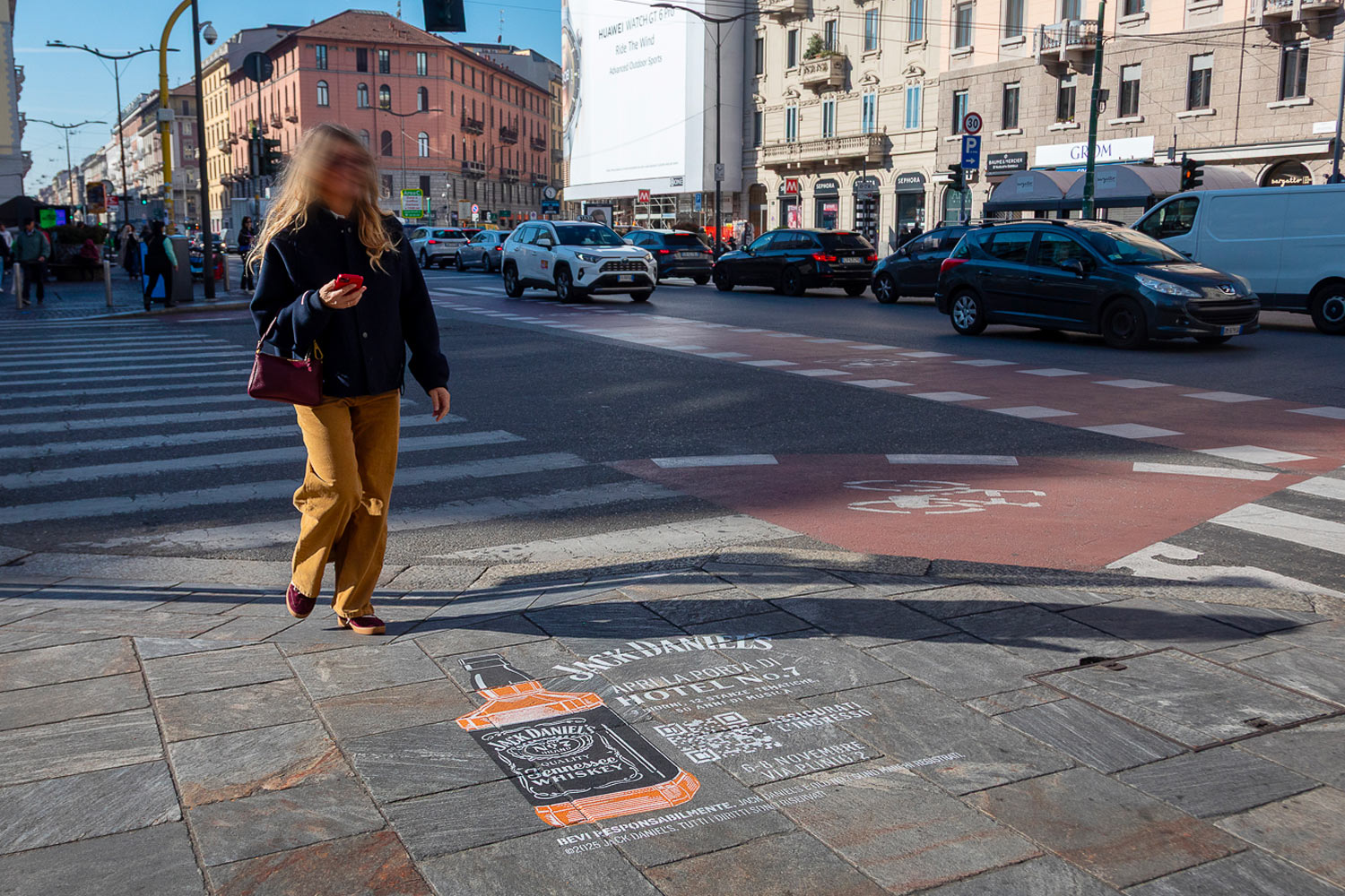 street marketing Jack Daniel's