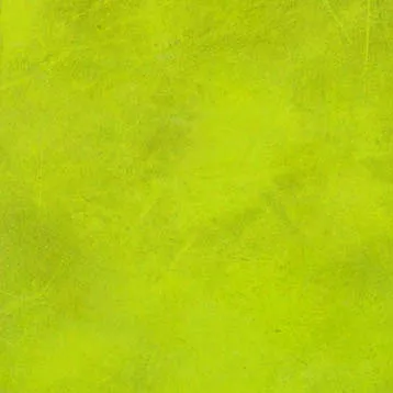 Lemon green microcement colour sample