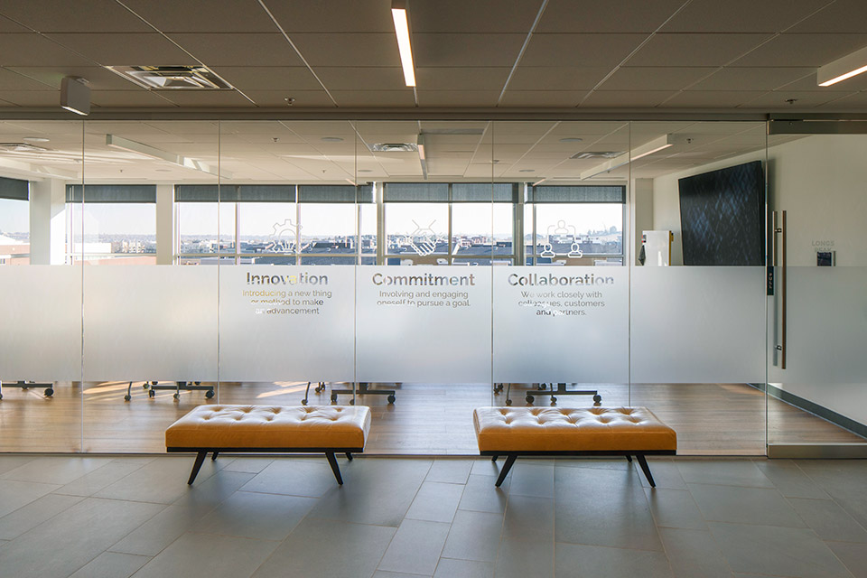 hallway view of conference room