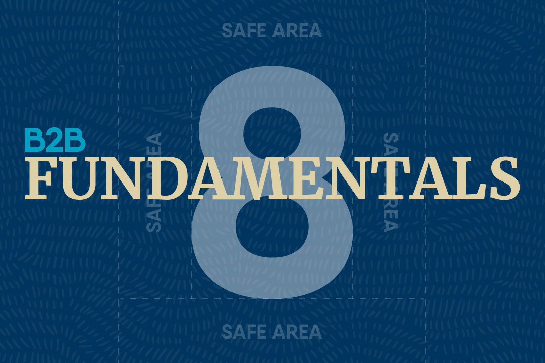 B2B FUNDAMENTALS with an 8 in the background.