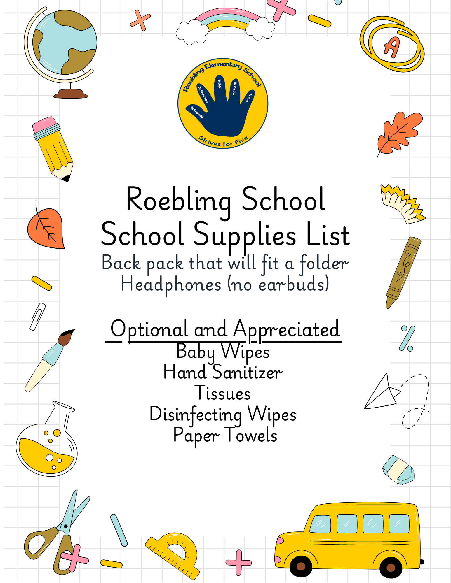 School Supply List