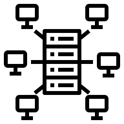 Icon of enterprise level server architecture