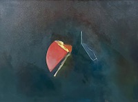 Rose Center • Oil on Canvas • 51'' x 38'' • 1976