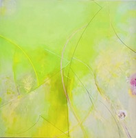 Every Prodigy of Green • Acrylic on Linen • 48'' x 48'' • 2026