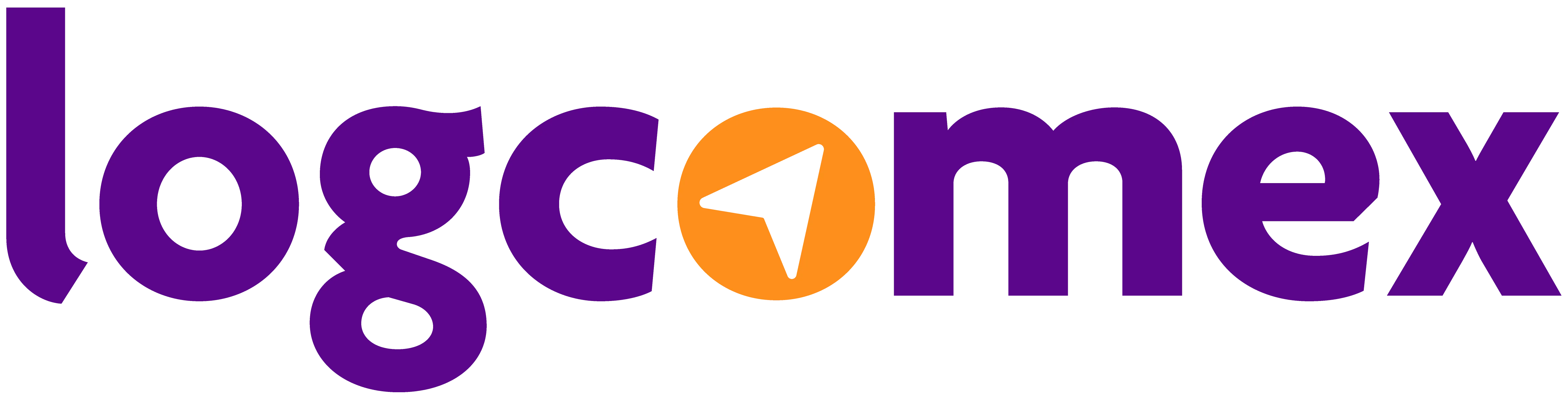 Logotipo Logcomex Roxo