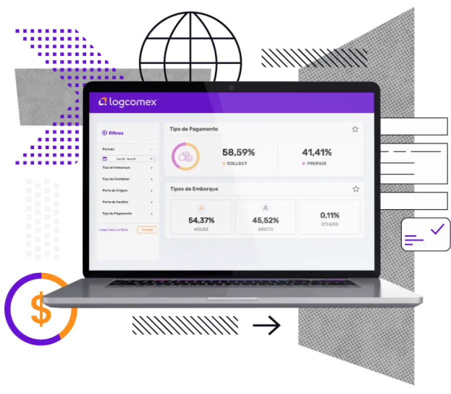 Logcomex Freight Search Imagem
