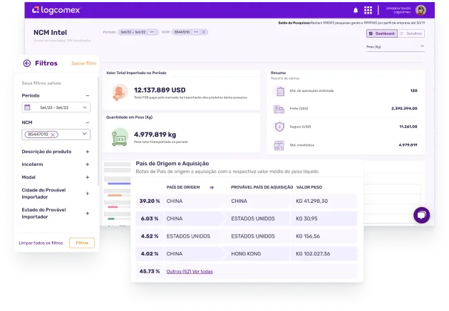 product search import