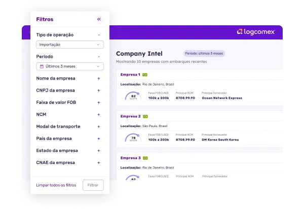 Logcomex importadores alternativas