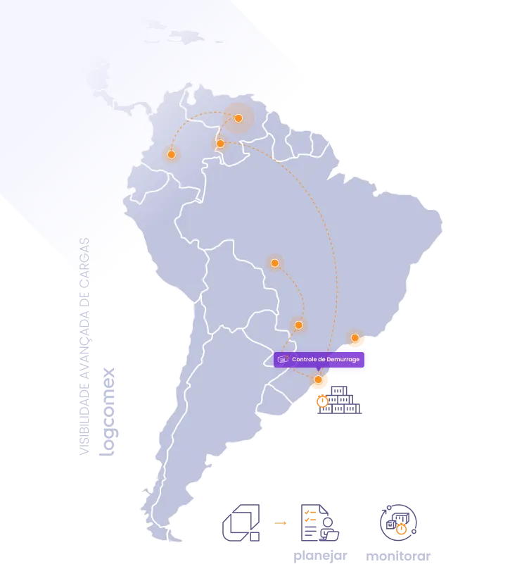 mapa américa latina logcomex