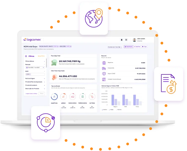 Hero image Logcomex plataform