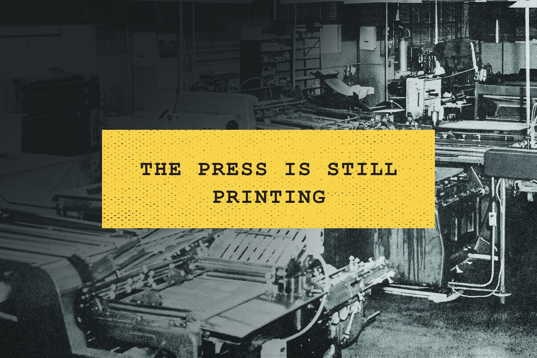 Printing plant in Joplin, 1969