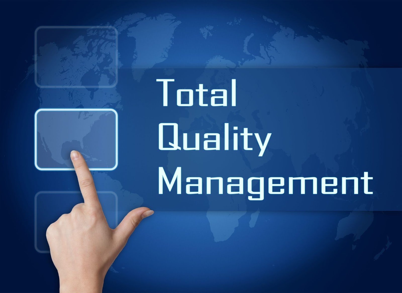 Image that says “total quality management” in construction