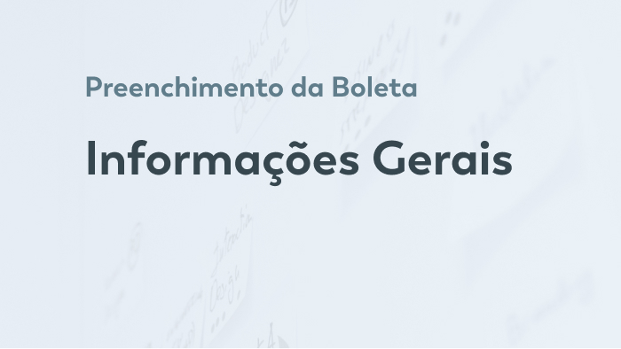 Informações Gerais