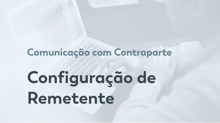 Configuração de Remetente