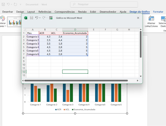 Interface gráfica do usuário, Aplicativo, Tabela, ExcelO conteúdo gerado por IA pode estar incorreto.