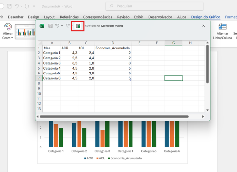 Interface gráfica do usuário, Aplicativo, Tabela, ExcelO conteúdo gerado por IA pode estar incorreto.