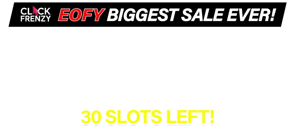 Big Shed Click Frenzy EOFY Biggest Sale Up to 35% Off 30 Slots Left!