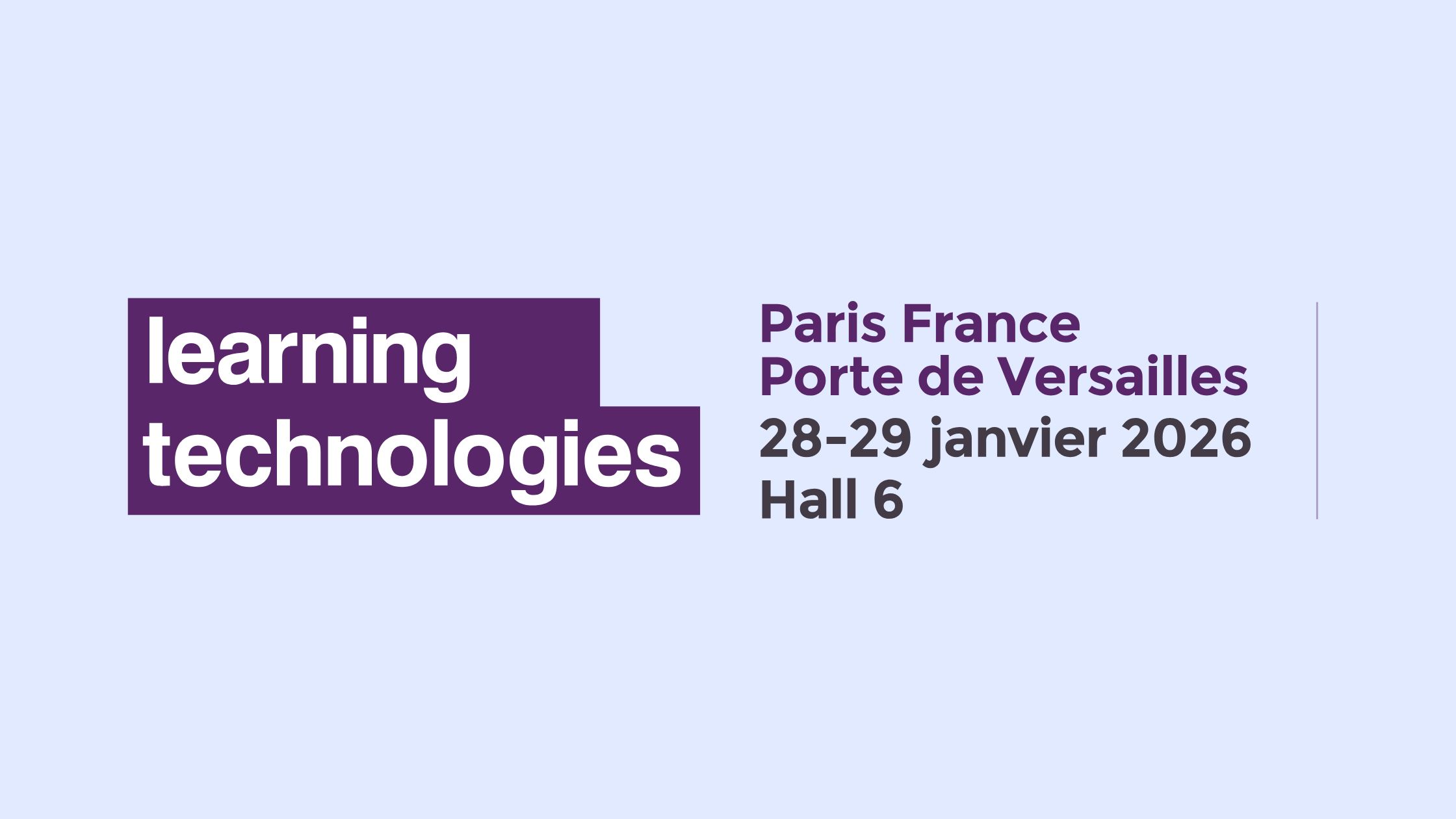 Septeo Education au salon Learning Technologies 2026 28 et 29 janvier
