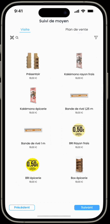 exemple suivi de meuble