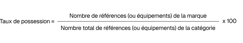 calcul taux de possession