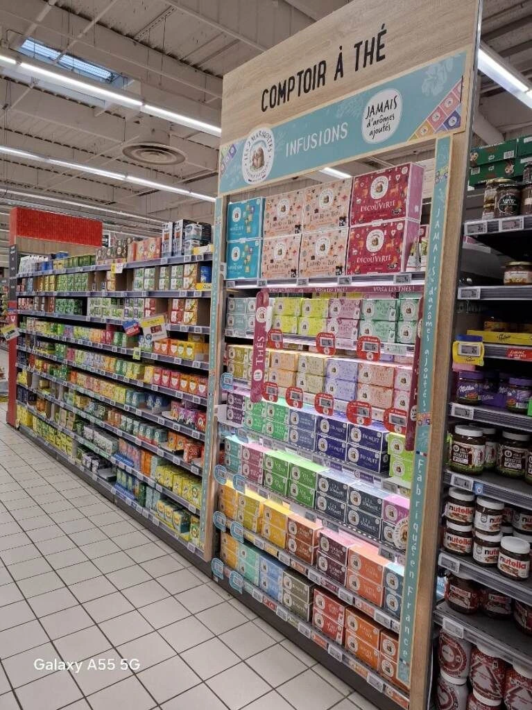 Implantation en linéaire pour la marque les 2 marmottes